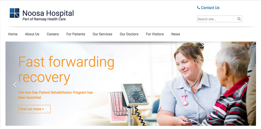 Advertising photography for Noosa hospital