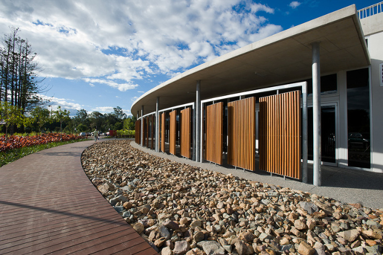 Cooroy Library architectural photography & lifestyle photography forBrewster Hjorth Architects