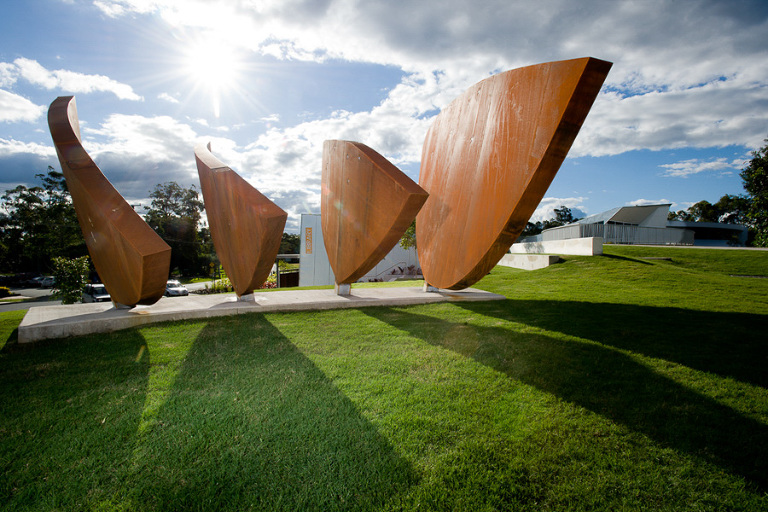 Cooroy Library architectural photography & lifestyle photography for Brewster Hjorth Architects